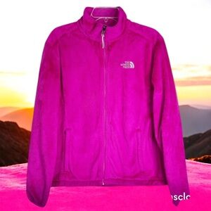 The North Face Osito Fleece Full Zip Jacket in Hot Pink Women’s Sz L